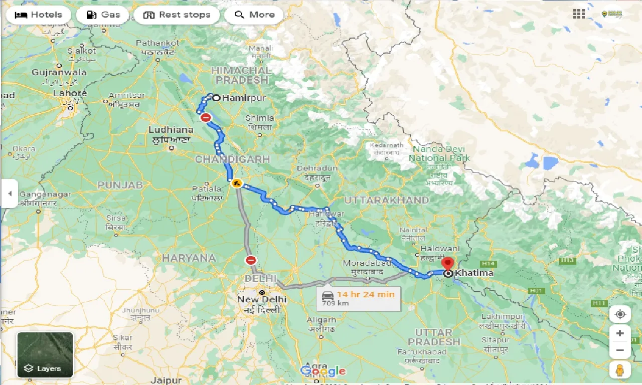 hamirpur-to-khatima-taxi