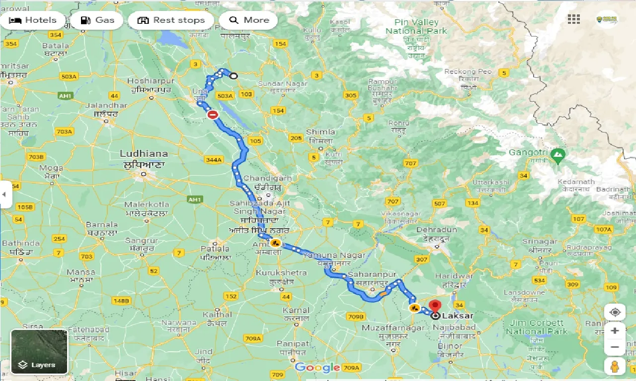 hamirpur-to-laksar-one-way