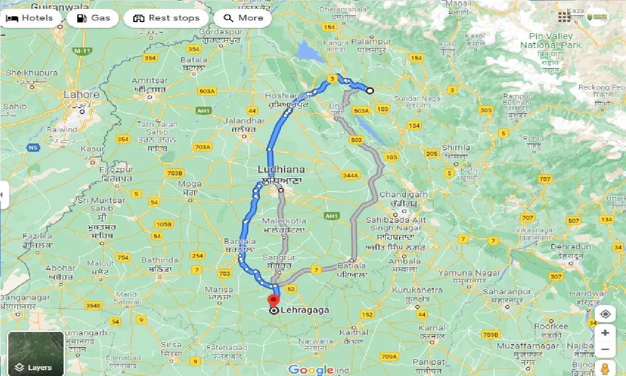 hamirpur-to-lehragaga-taxi