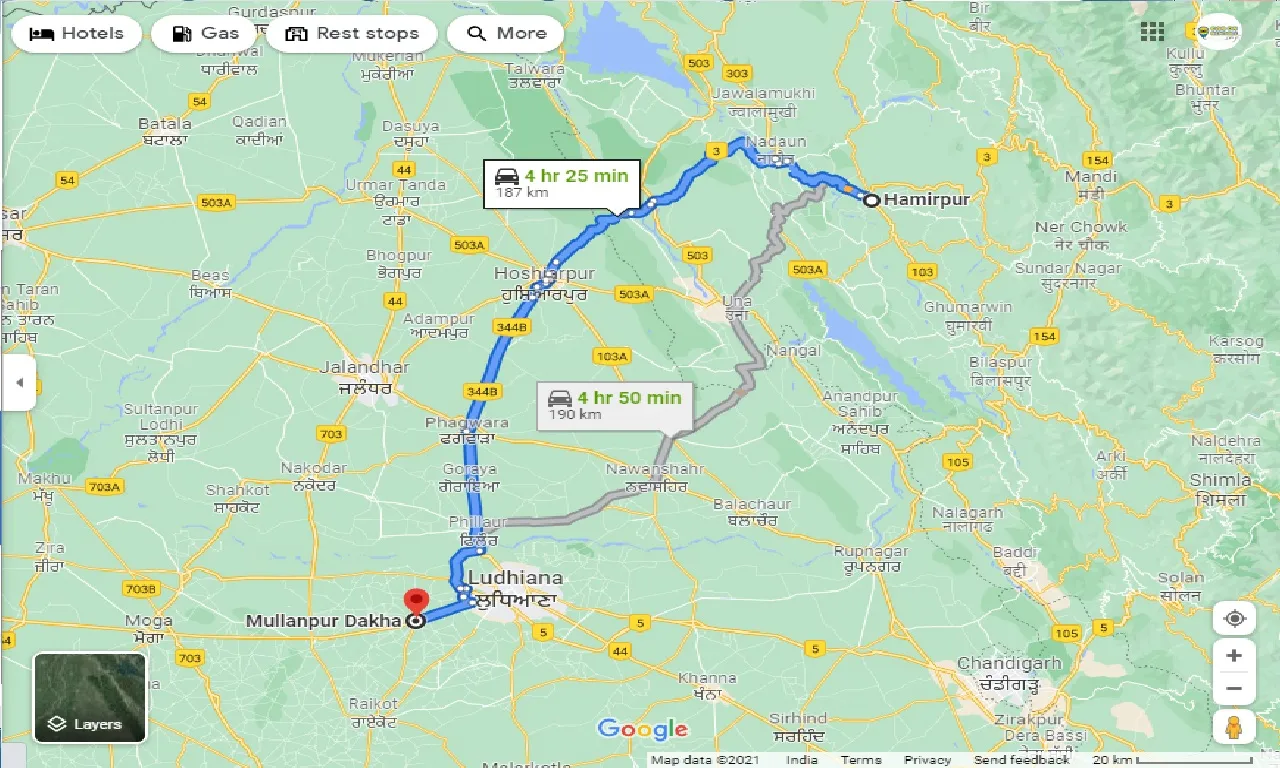 hamirpur-to-mullanpur-dakha-one-way