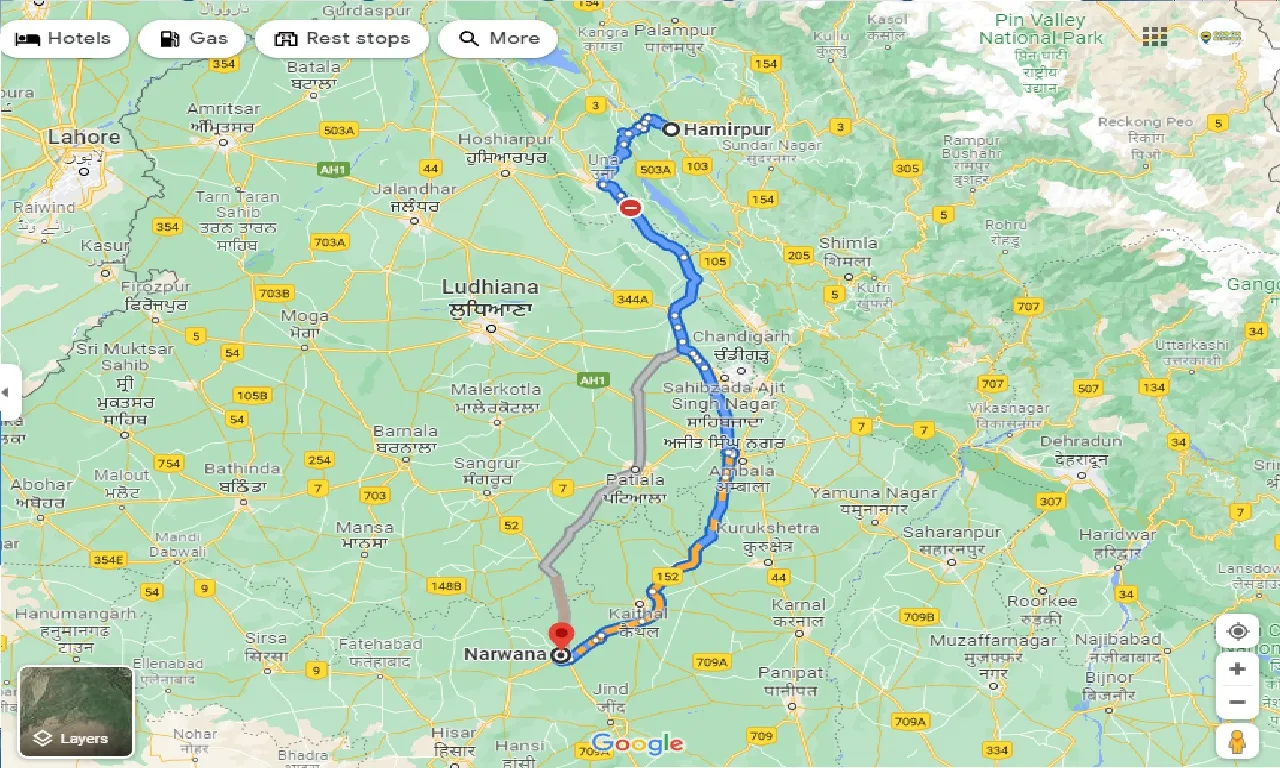 hamirpur-to-narwana-taxi