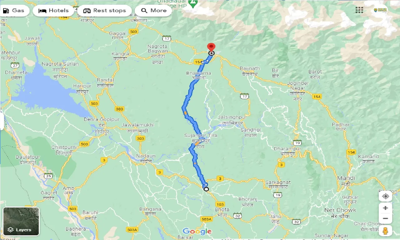 hamirpur-to-palampur-taxi
