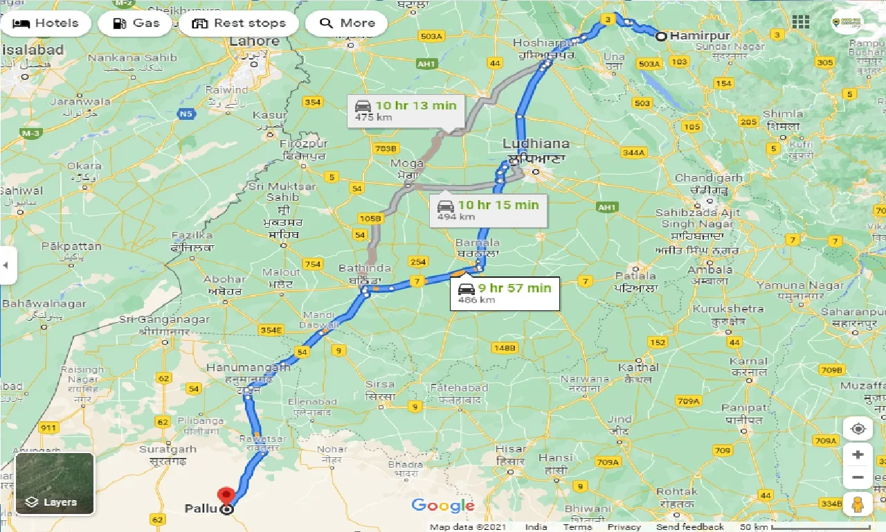 hamirpur-to-pallu-taxi