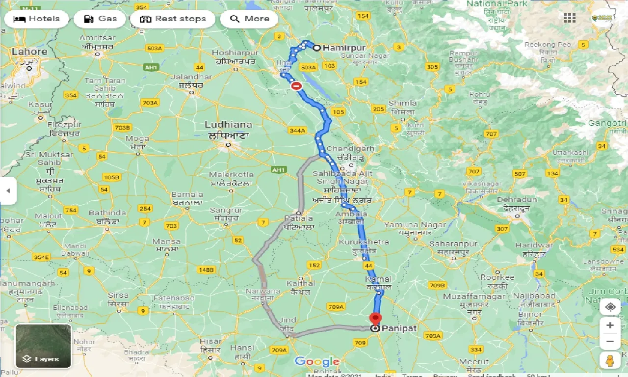 hamirpur-to-panipat-taxi