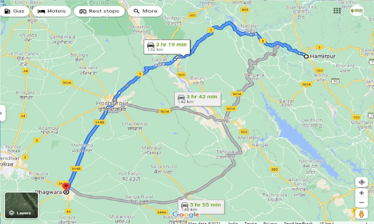 hamirpur-to-phagwara-taxi