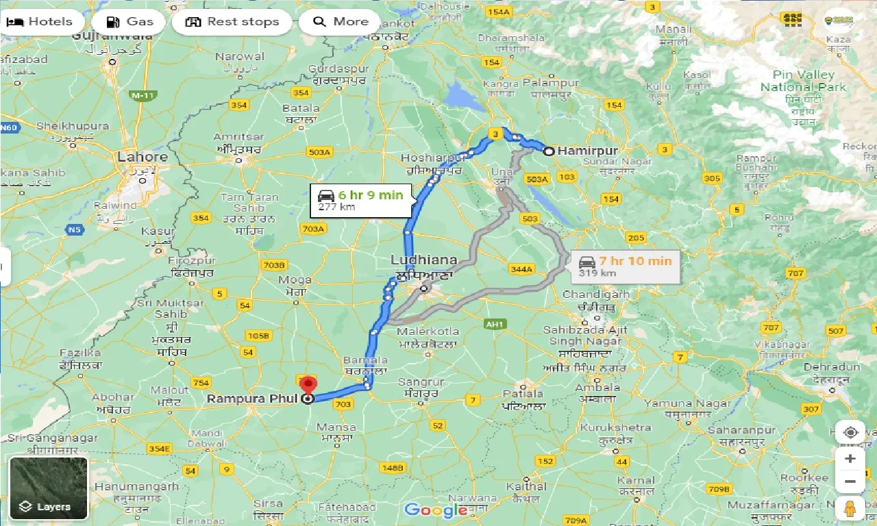 hamirpur-to-rampura-phul-one-way