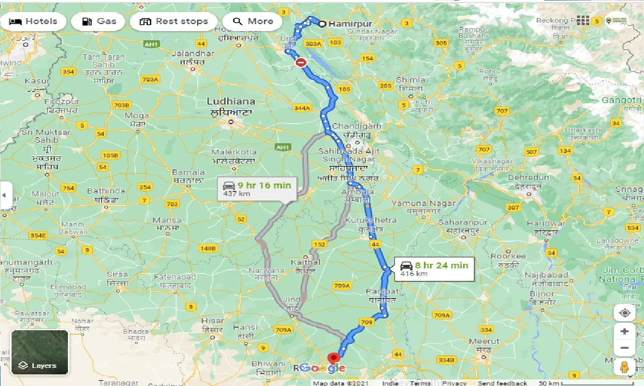 hamirpur-to-rohtak-taxi