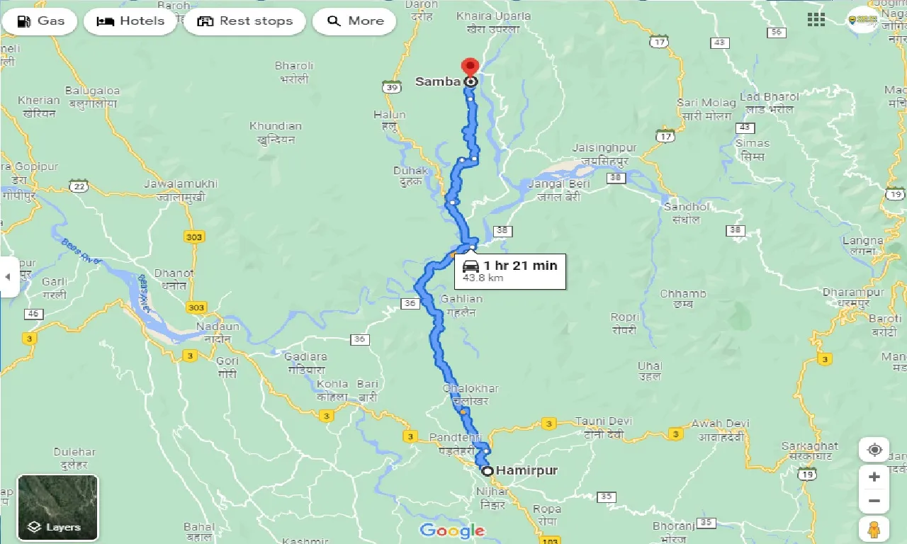 hamirpur-to-samba-one-way