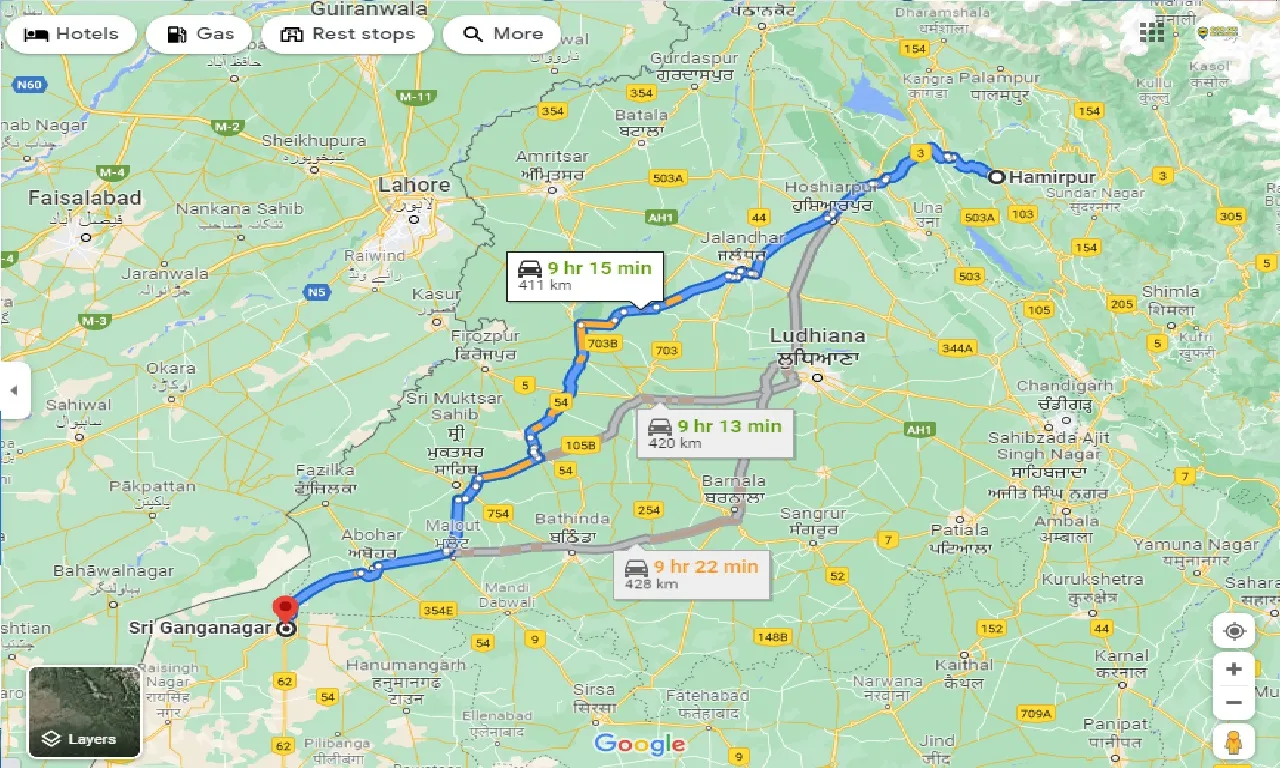 hamirpur-to-sri-ganganagar-one-way