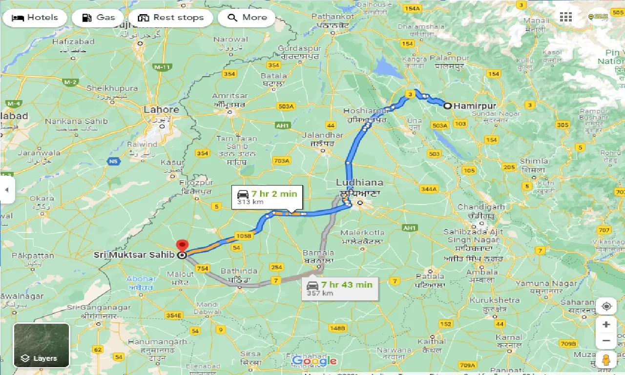 hamirpur-to-sri-muktsar-sahib-taxi
