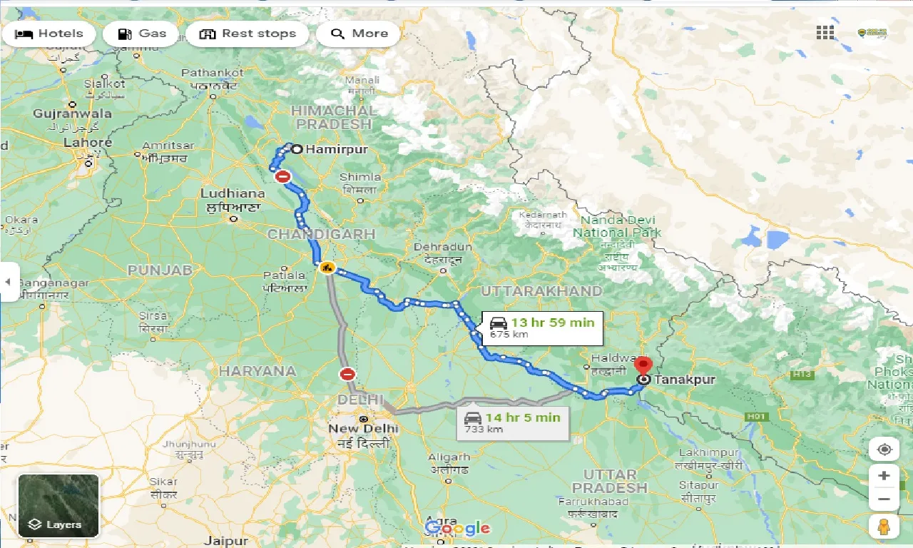 hamirpur-to-tanakpur-one-way
