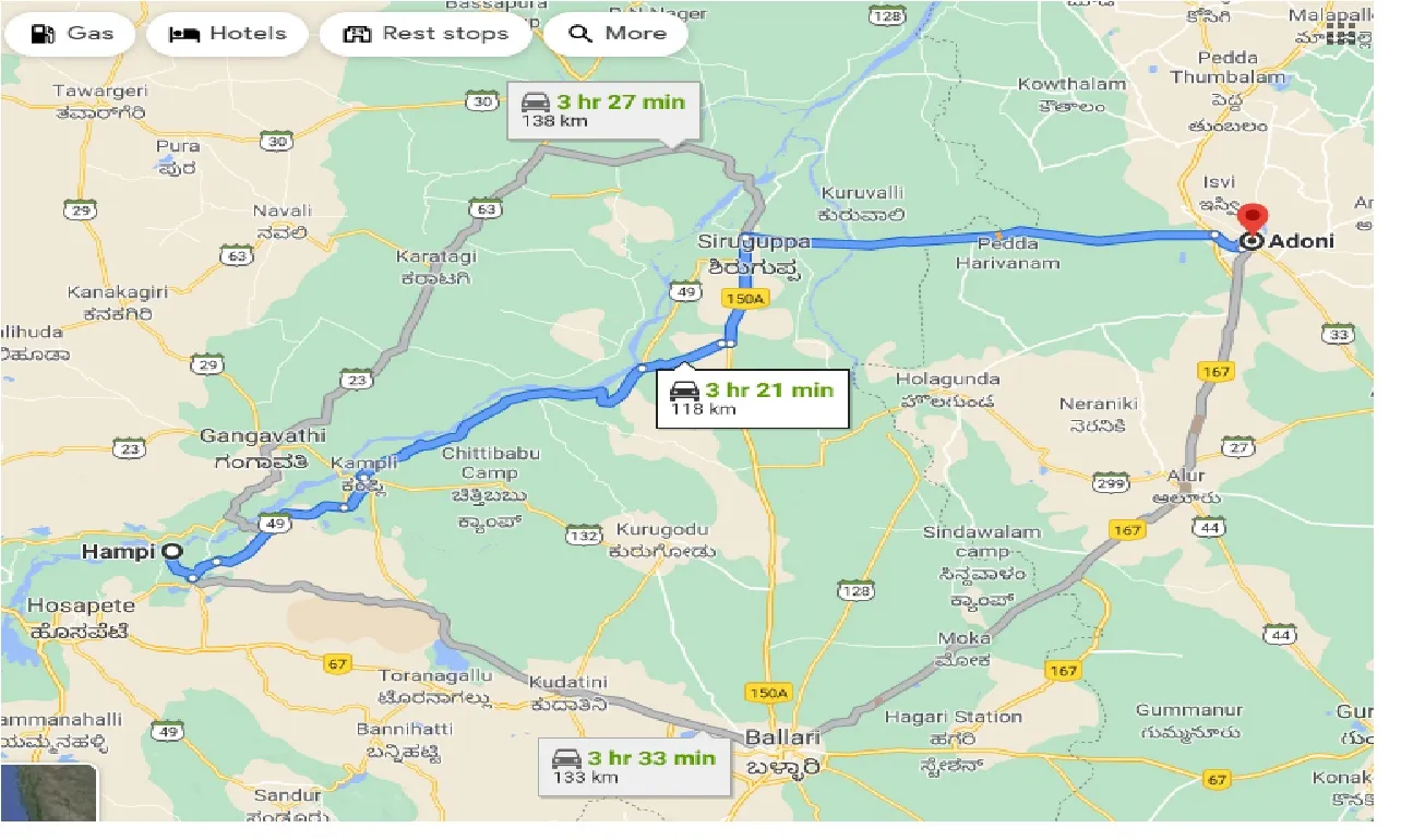 hampi-to-adoni-one-way