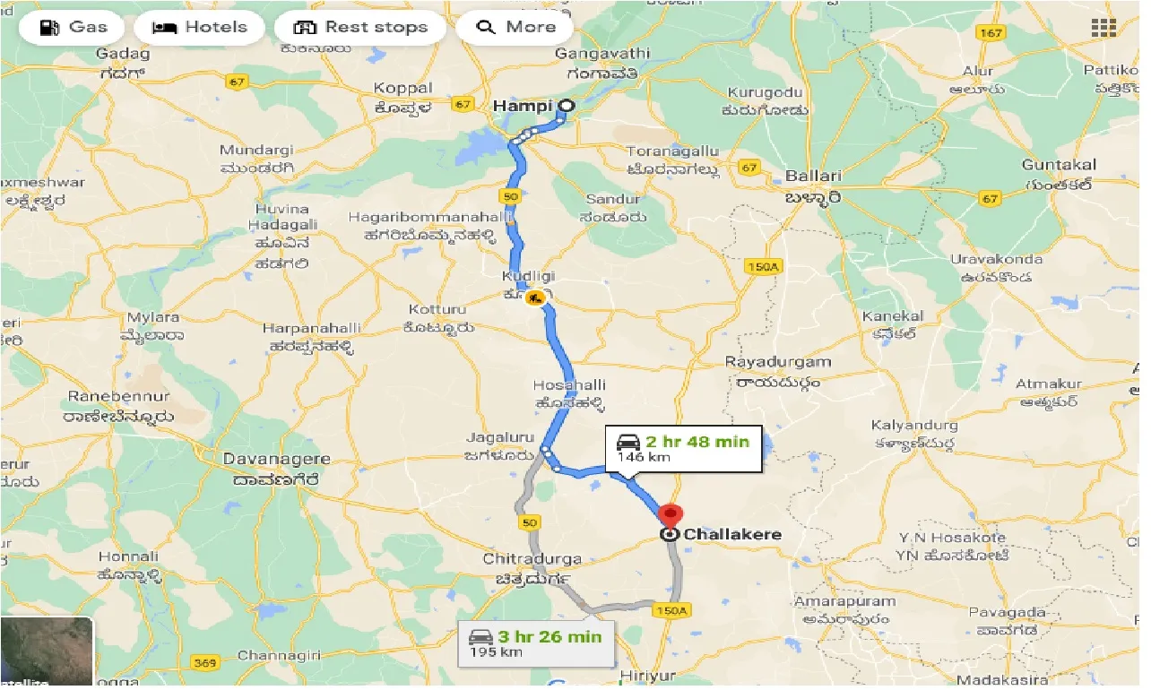 hampi-to-challakere-one-way