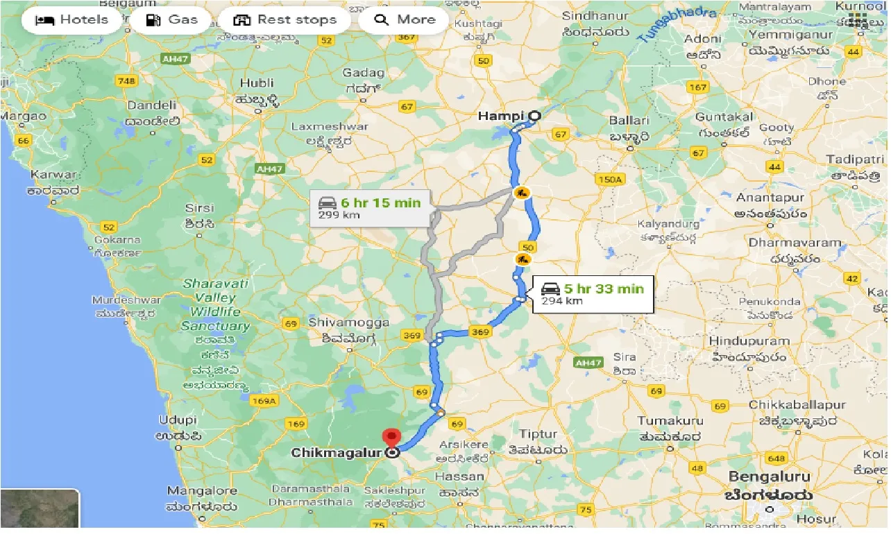 hampi-to-chikmagalur-taxi