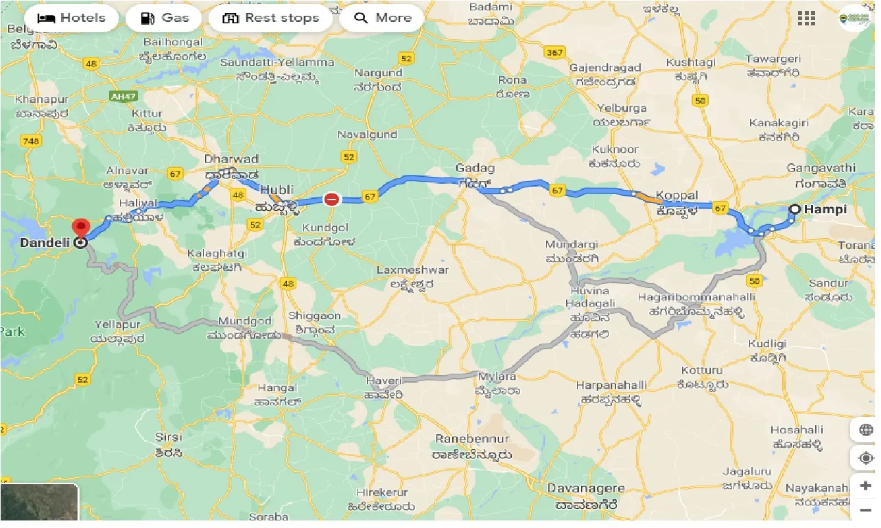 hampi-to-dandeli-taxi