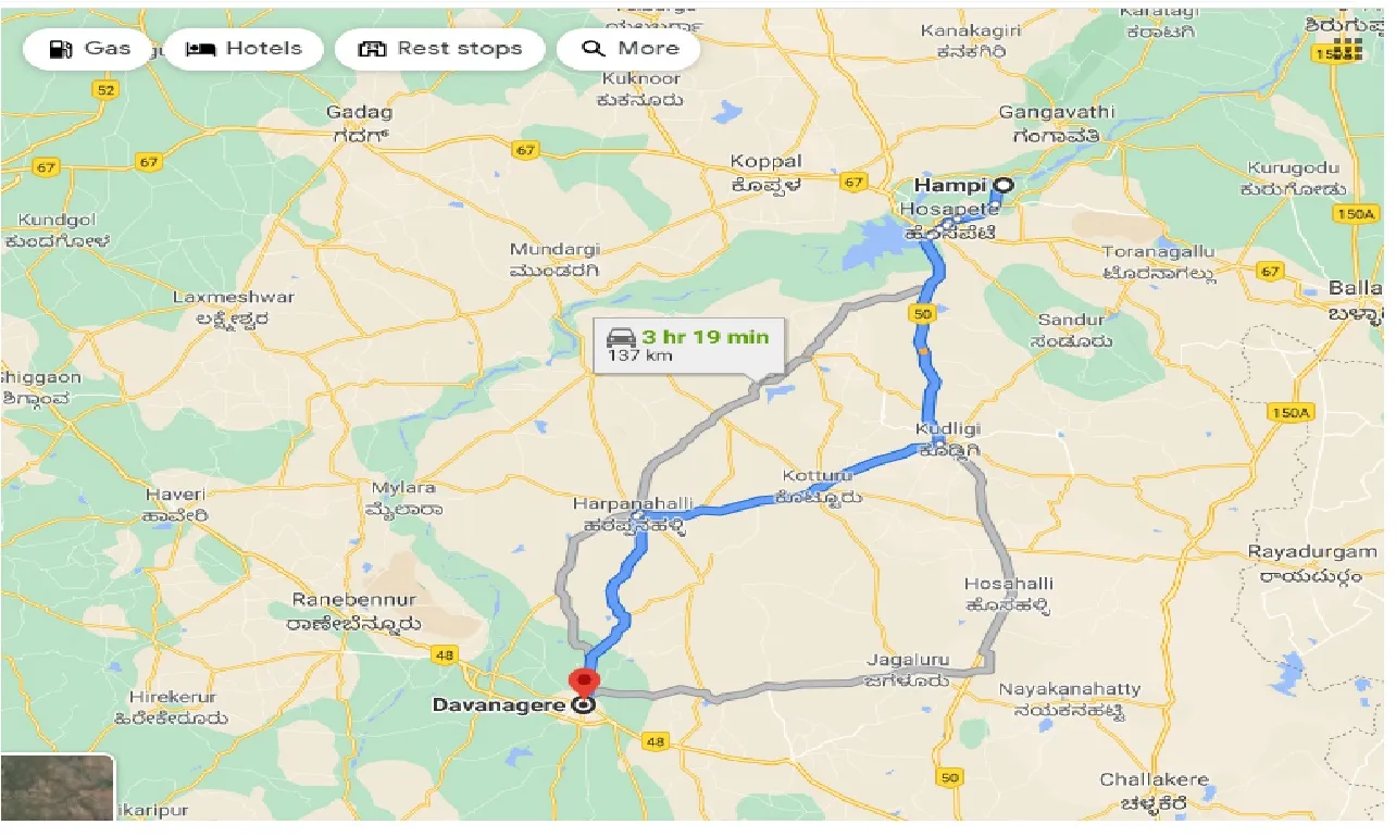 hampi-to-davanagere-one-way