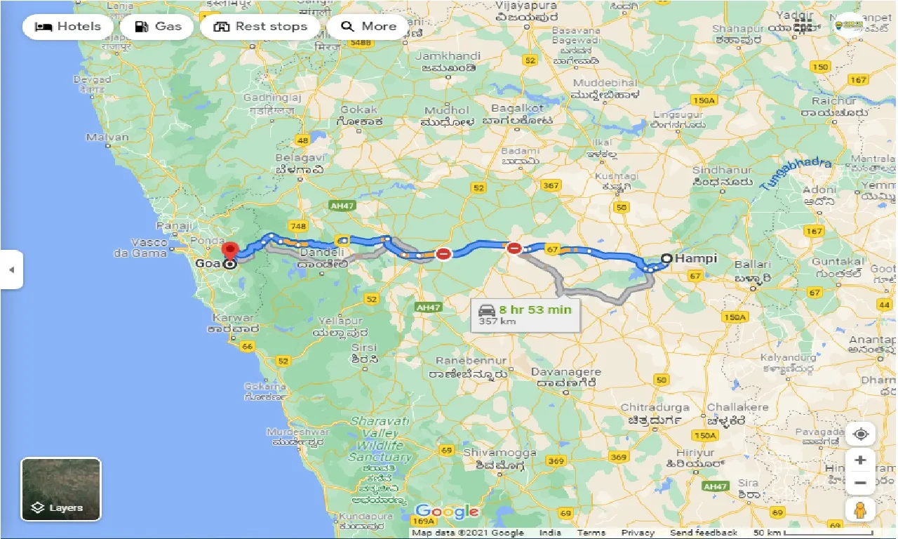 hampi-to-goa-round-trip