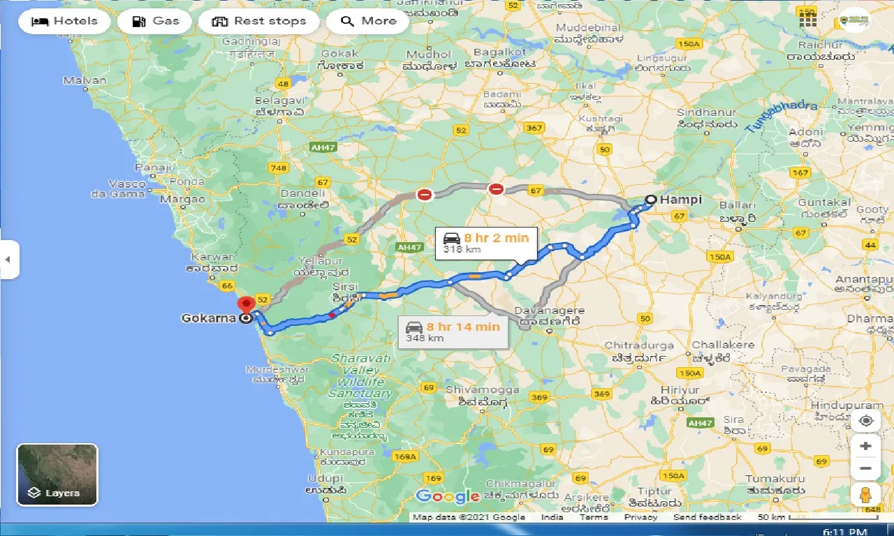 hampi-to-gokarna-round-trip