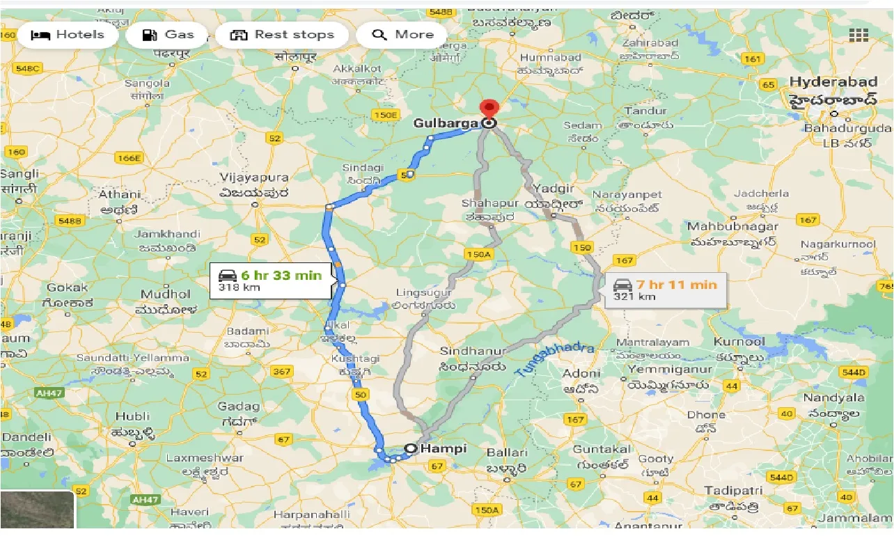 hampi-to-gulbarga-taxi