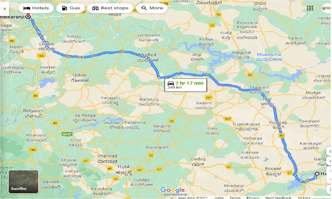 hampi-to-ichalkaranji-taxi
