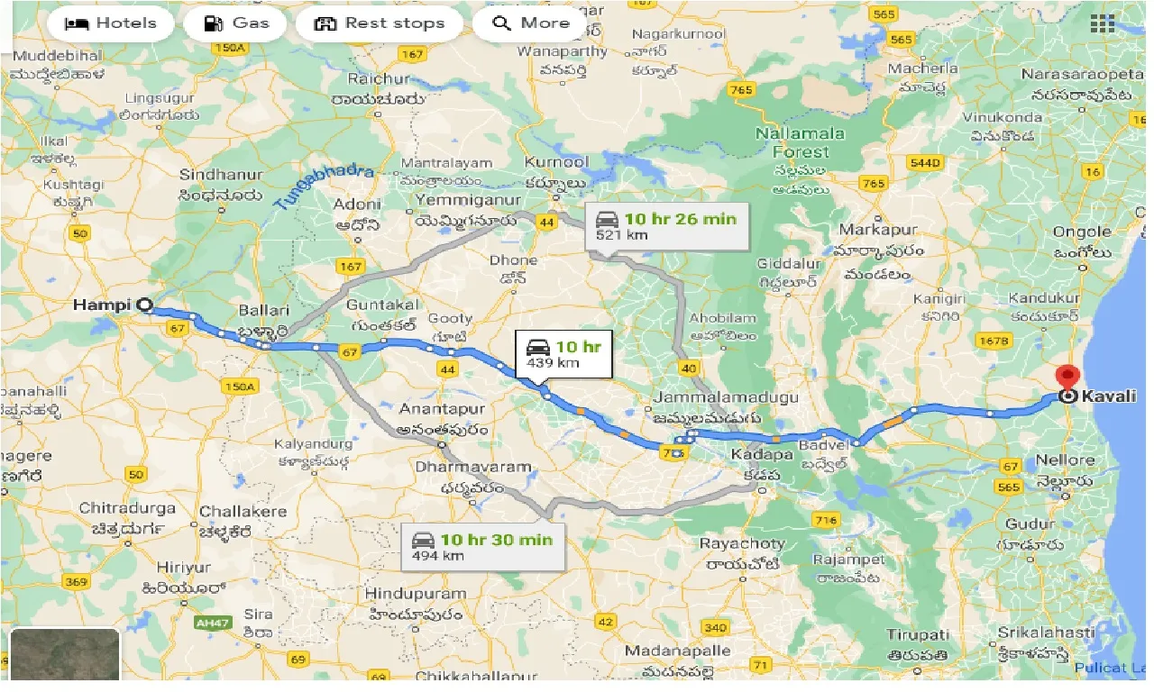 hampi-to-kavali-one-way