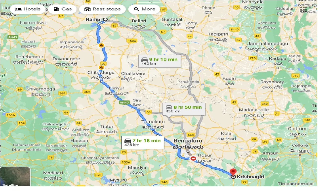 hampi-to-krishnagiri-one-way