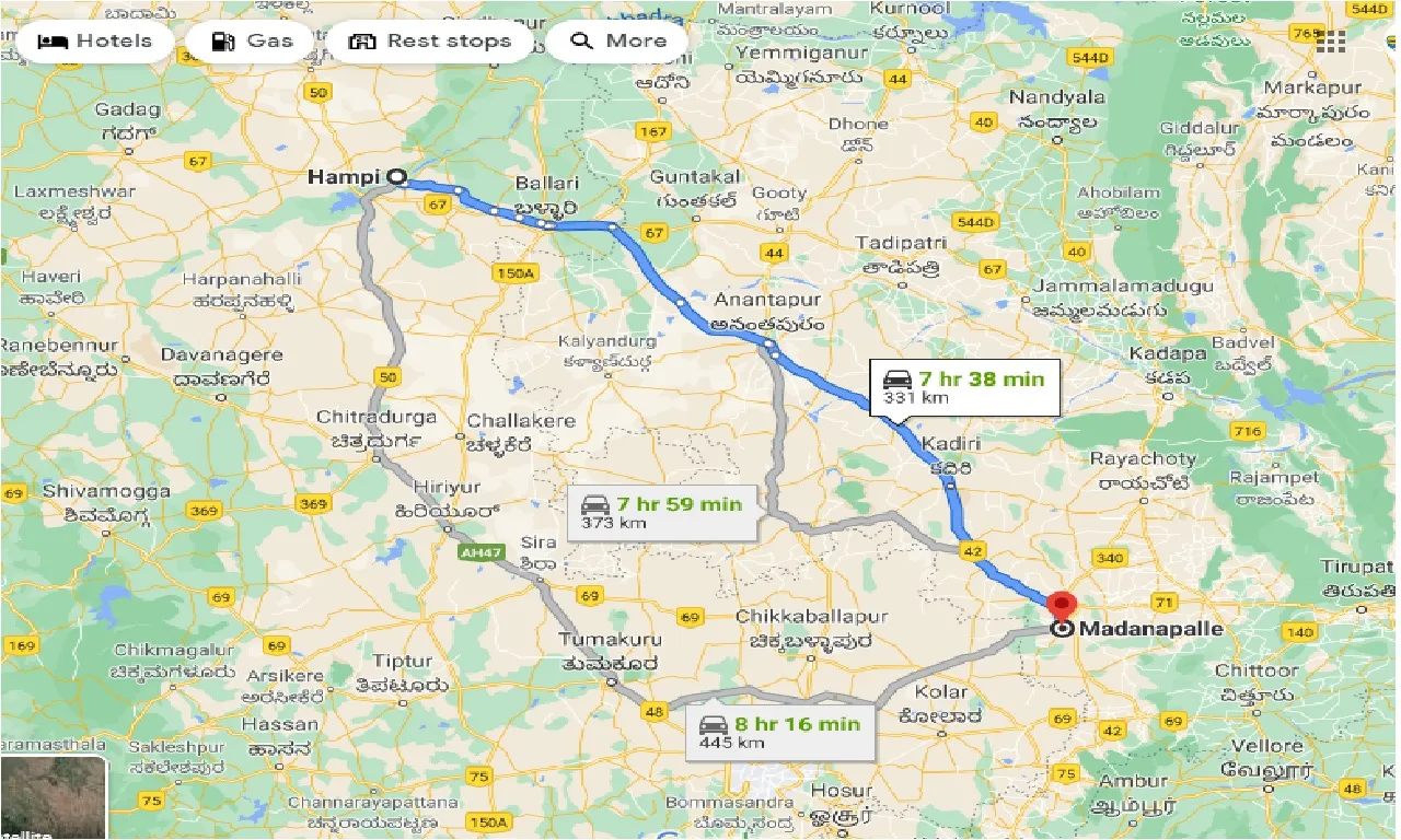 hampi-to-madanapalle-taxi