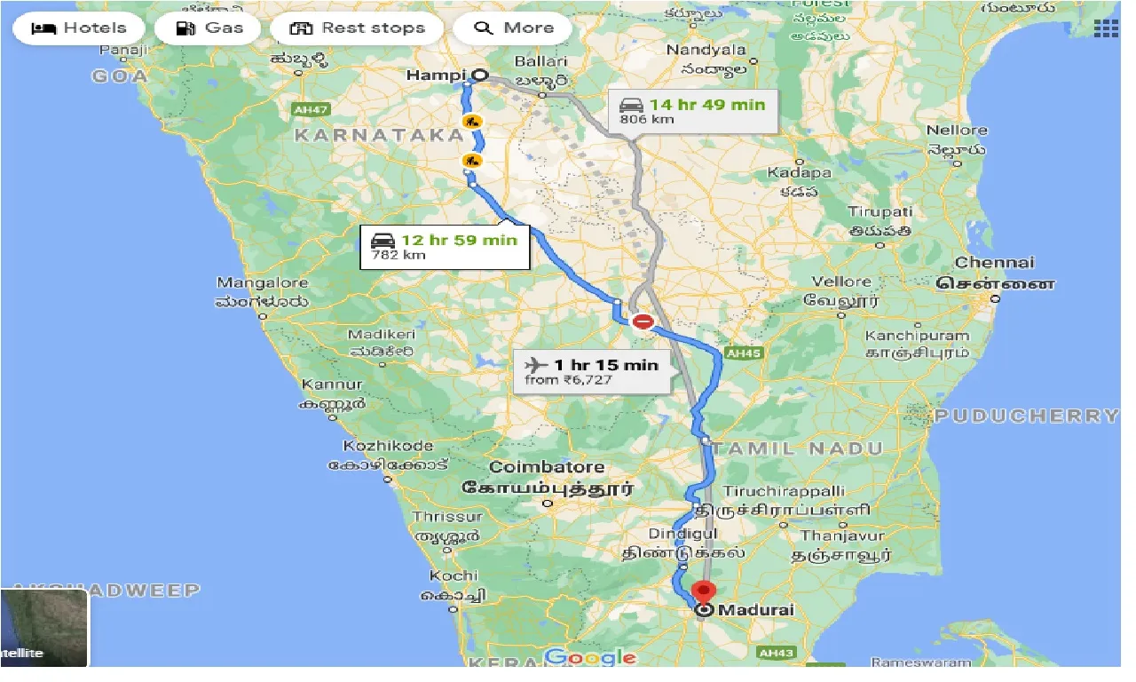 hampi-to-madurai-one-way
