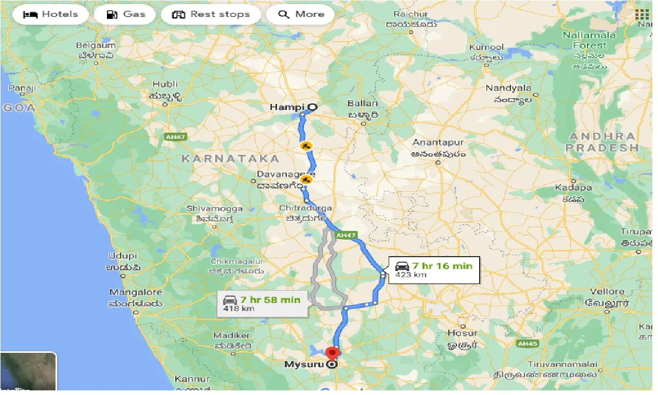 hampi-to-mysuru-one-way