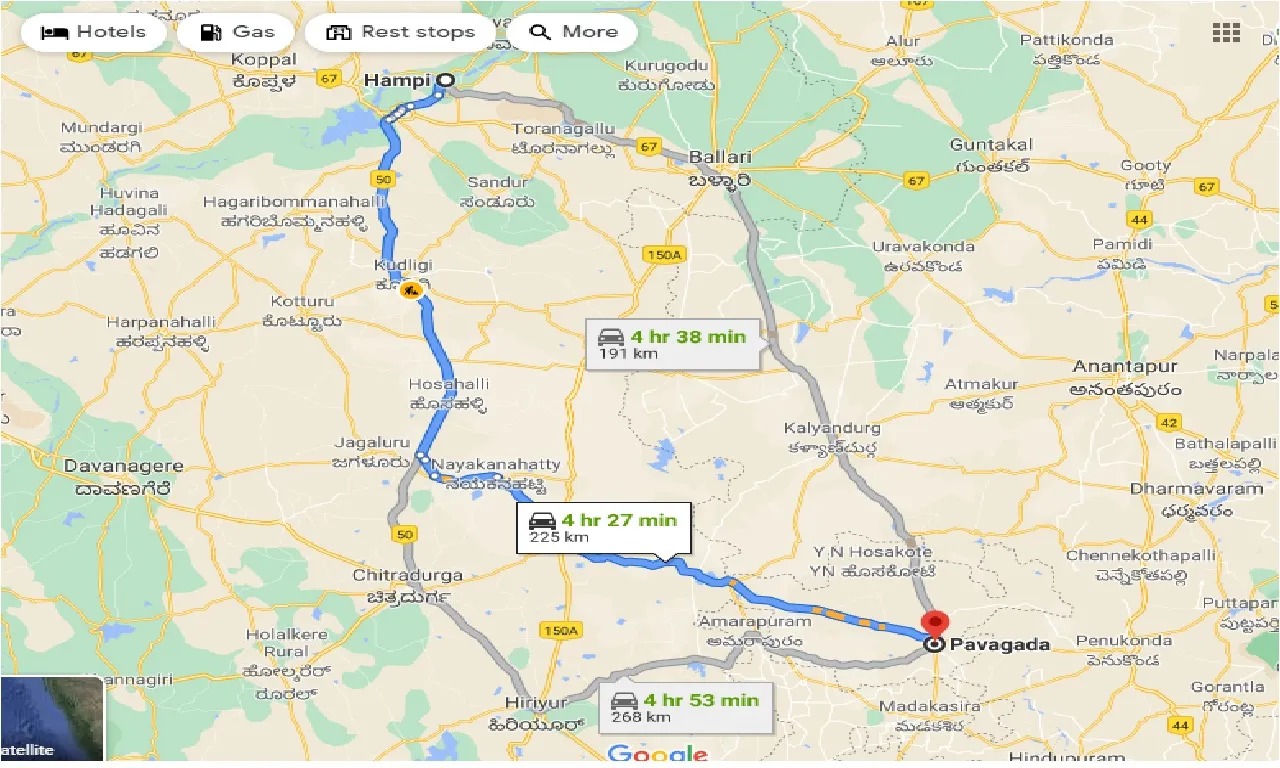hampi-to-pavagada-one-way