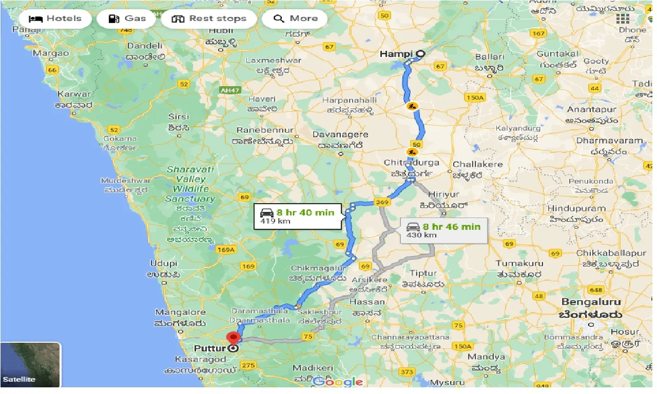 hampi-to-puttur-one-way