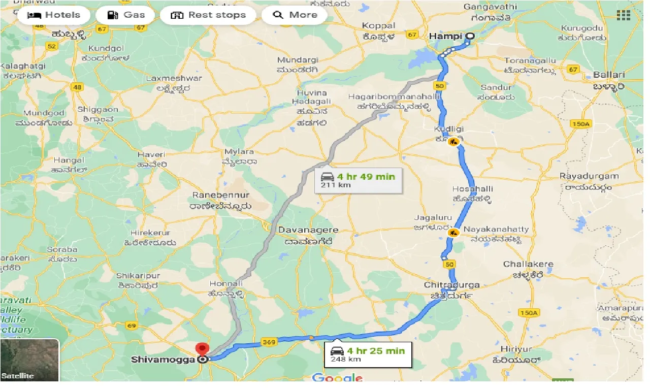 hampi-to-shivamogga-taxi