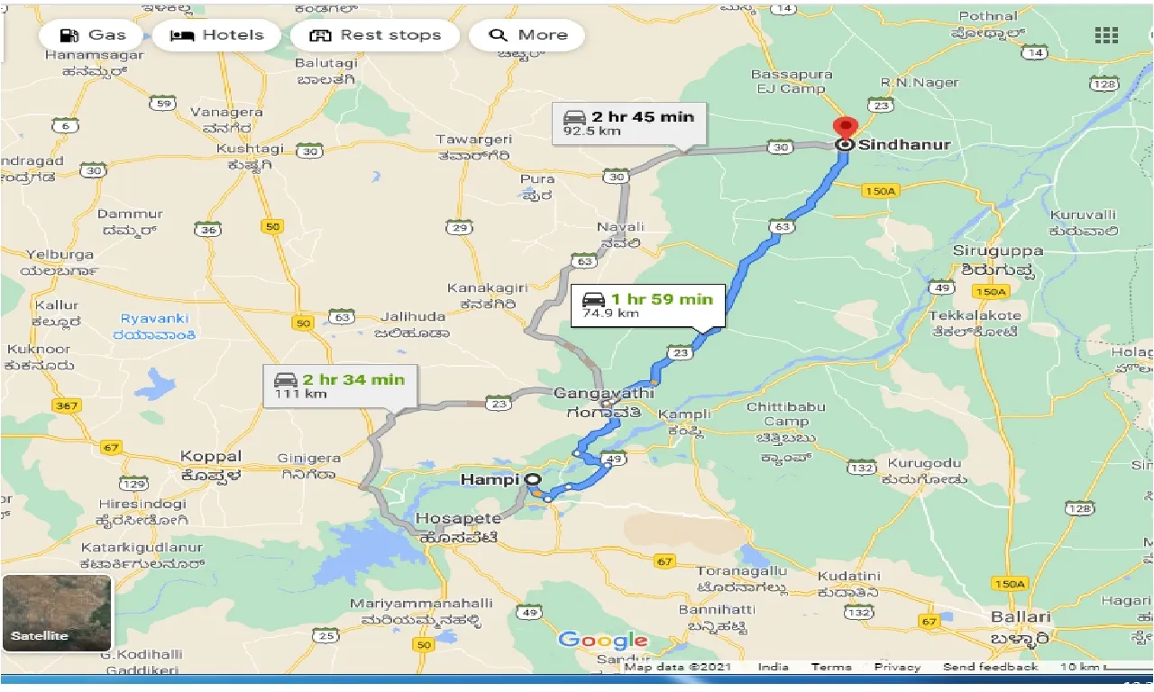 hampi-to-sindhanur-one-way