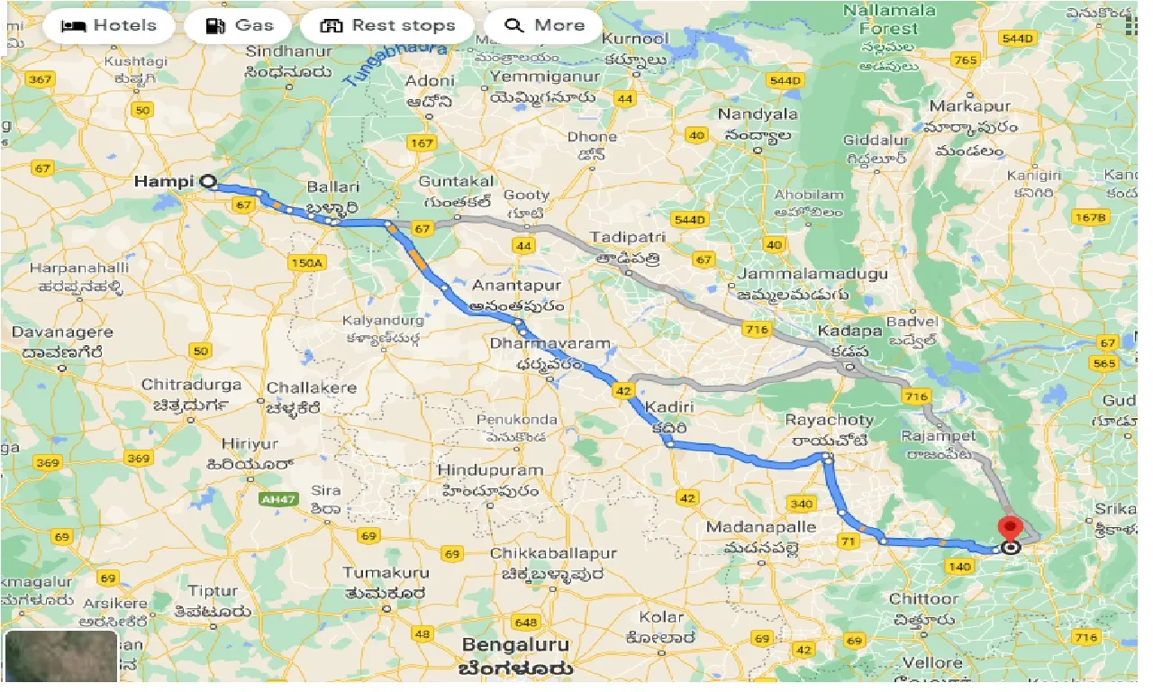 hampi-to-tirupati-one-way