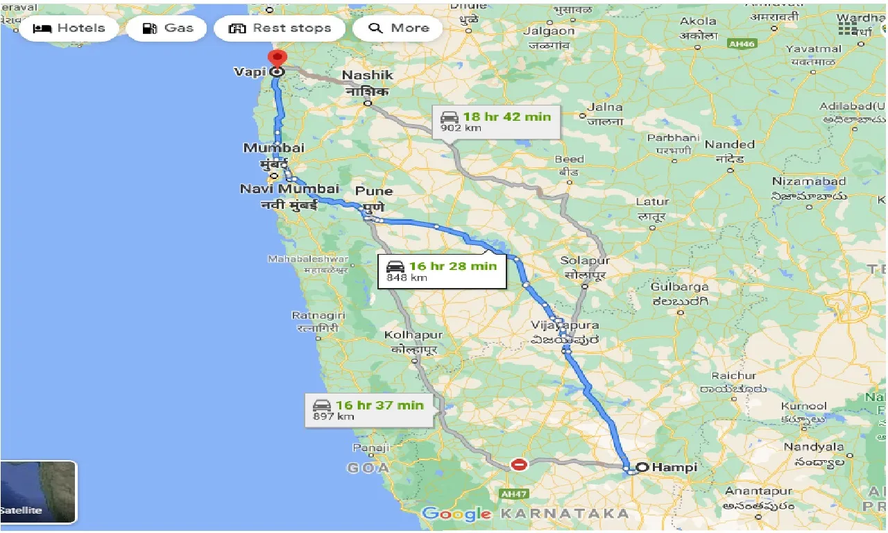 hampi-to-vapi-one-way