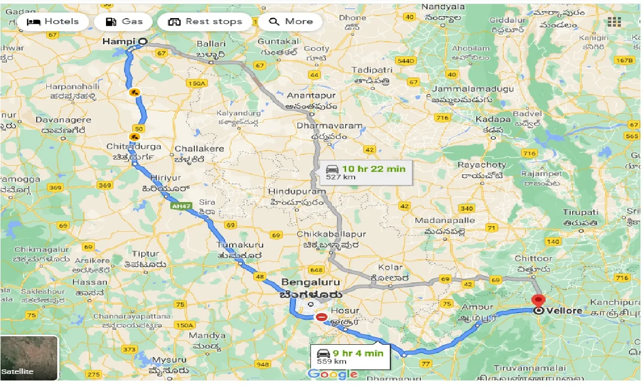 hampi-to-vellore-one-way
