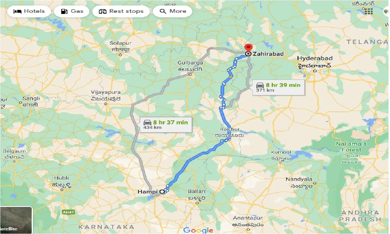hampi-to-zahirabad-taxi