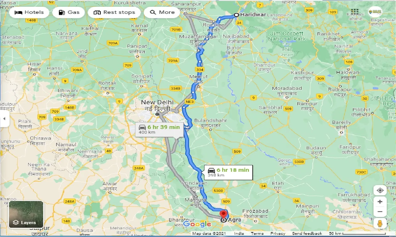haridwar-to-agra-taxi