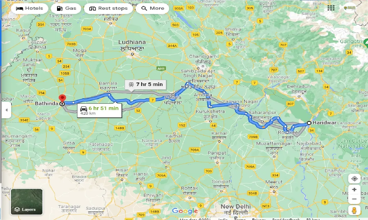 haridwar-to-bathinda-one-way