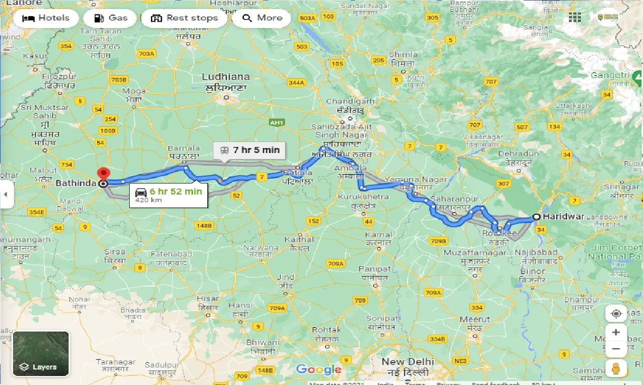haridwar-to-bhatinda-one-way