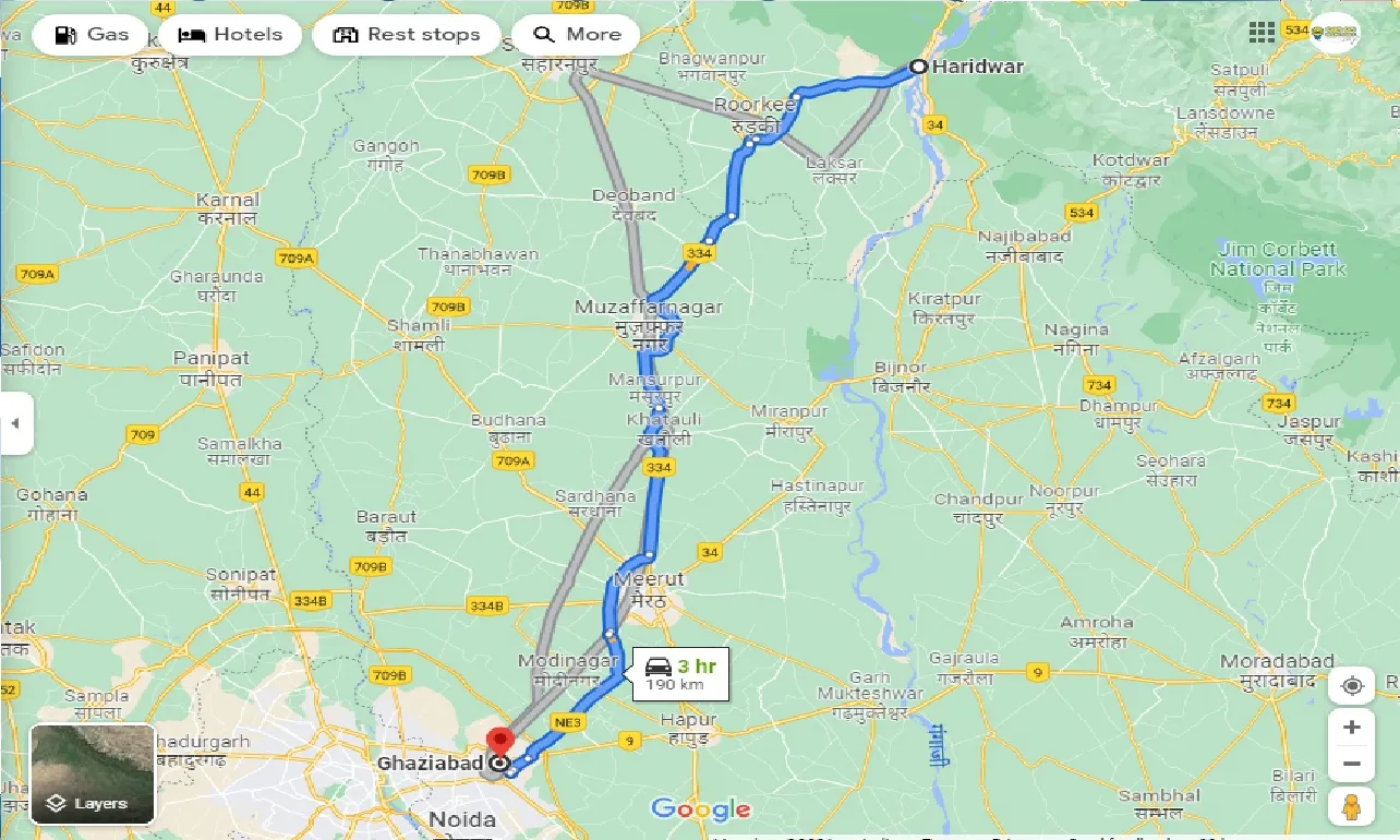 haridwar-to-ghaziabad-one-way