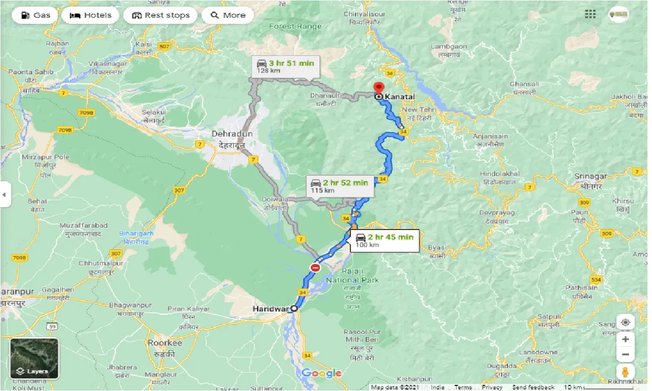 haridwar-to-kanatal-one-way