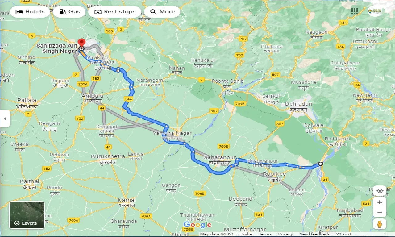 haridwar-to-mohali-one-way