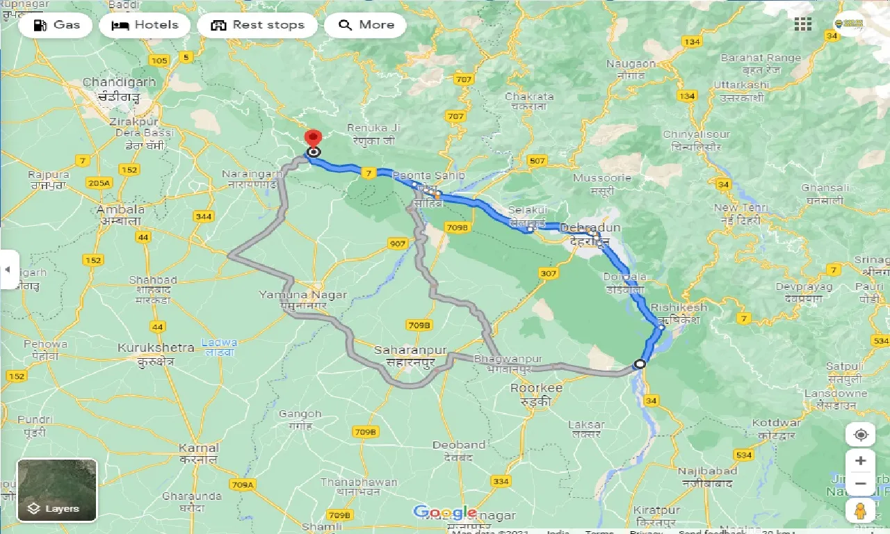 haridwar-to-nahan-one-way