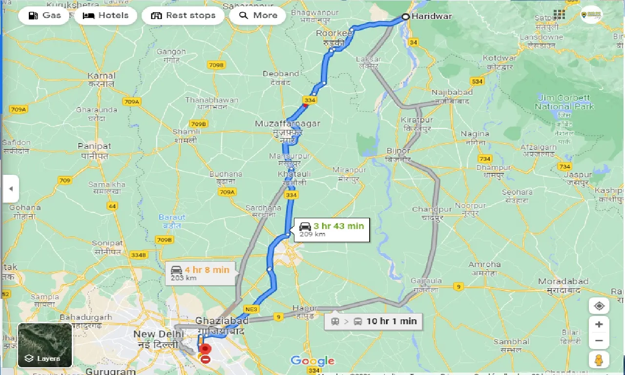 haridwar-to-noida-one-way