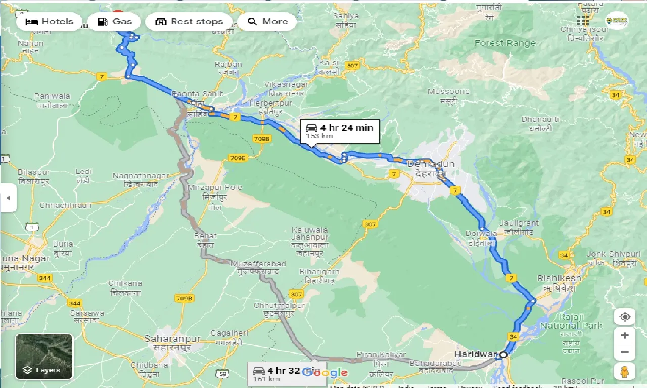 haridwar-to-renuka-ji-one-way