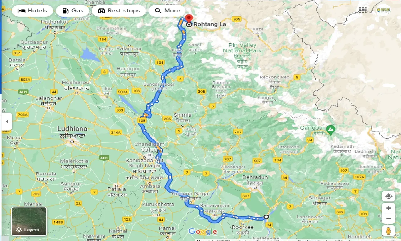 haridwar-to-rohtang-la-taxi