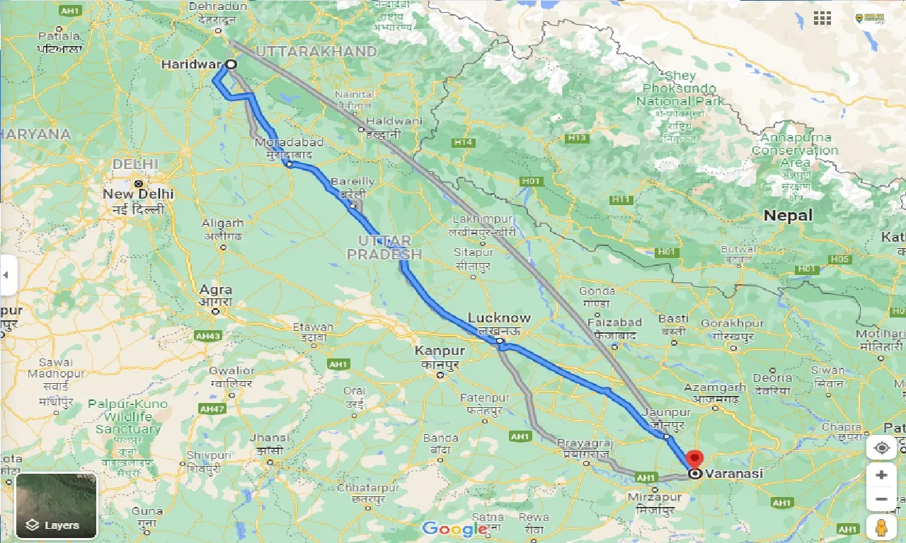 haridwar-to-varanasi-taxi