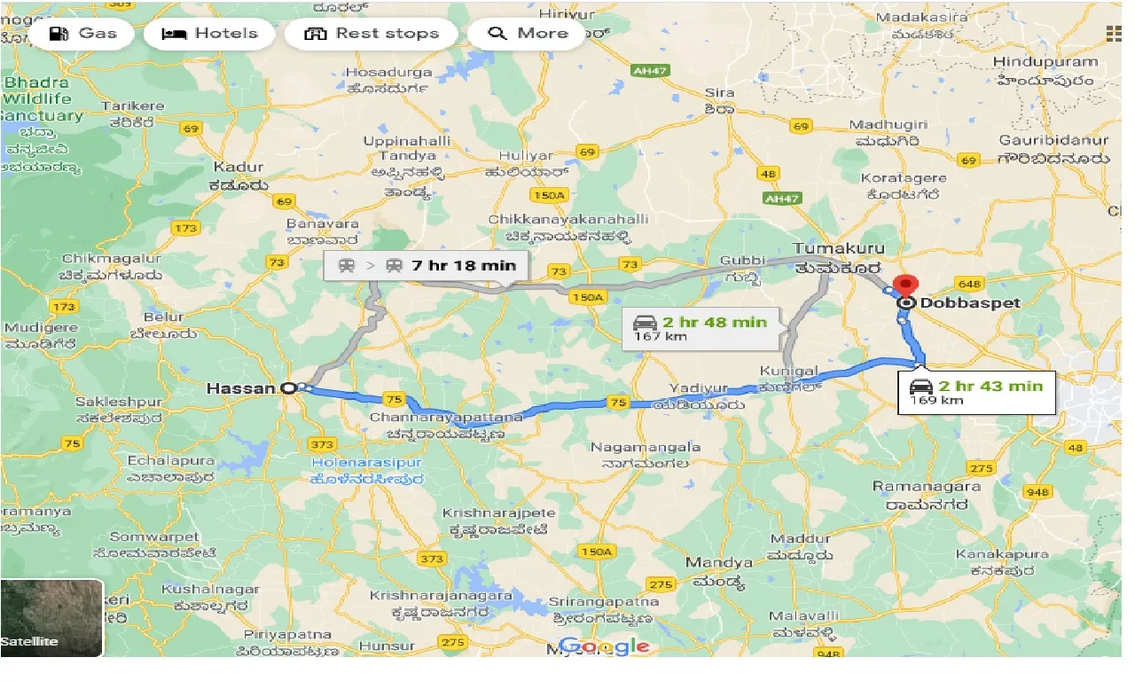 hassan-to-dobbaspet-one-way