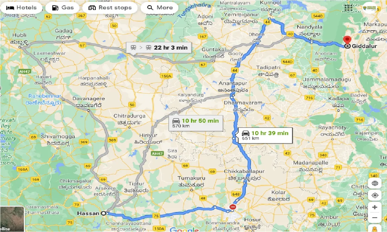 hassan-to-giddalur-one-way